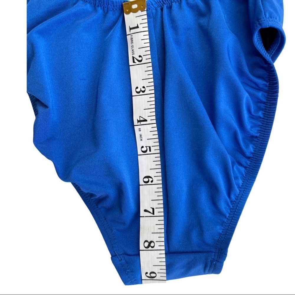 “Dolphin Ocean” Racing Solid Performance Back One Piece Swimsuit • NWT - Picture 12 of 14